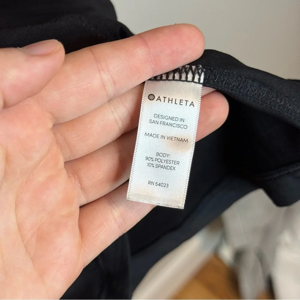 Athleta Pacifica Wrap Front Tank Black - Picture 7 of 11